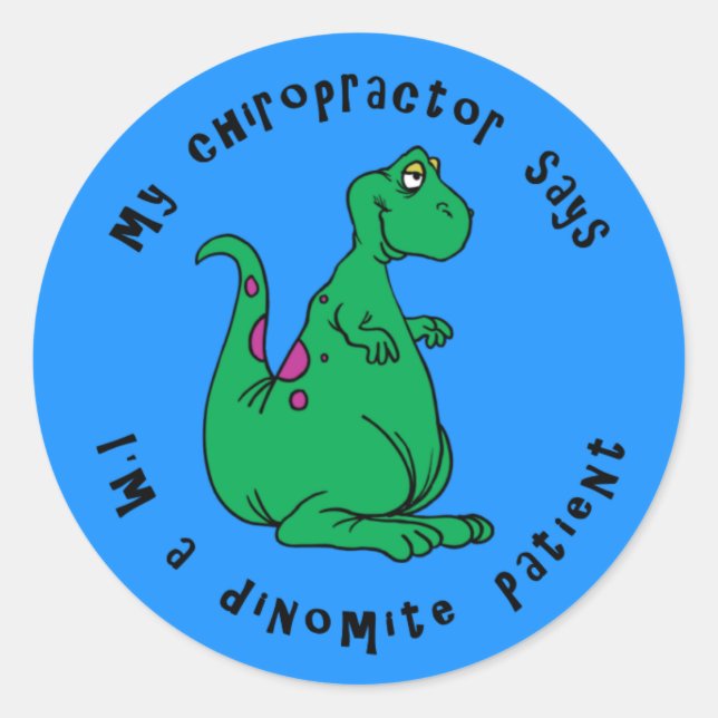 Stickers Patient Dinomite (Devant)