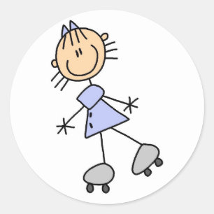 Stickers Patinage Fille
