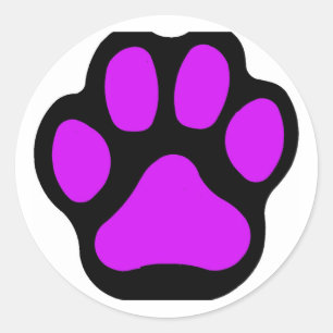 Stickers Paw Violet