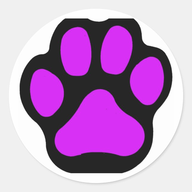 Stickers Paw Violet (Devant)