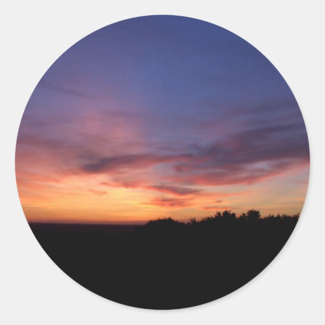 Stickers Paysage Sunset (Devant)