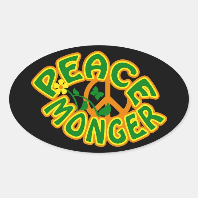 stickers Peace Monger (Devant)