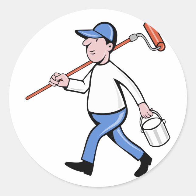 Stickers Peintre (Devant)