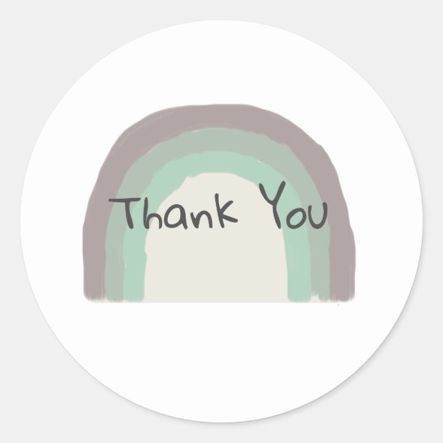 Stickers peinture Rainbow Green Ombre (Devant)