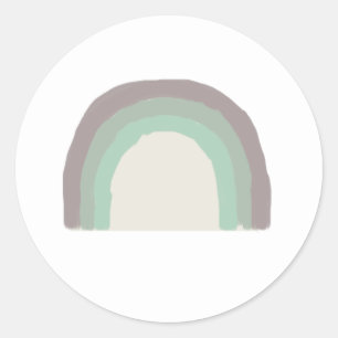 Stickers peinture Rainbow Green Ombre