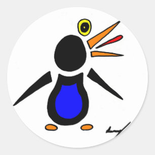 Stickers Penguin Abstraits - Ensemble de 20