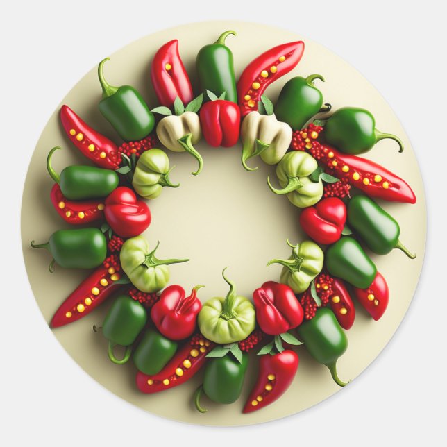 Stickers Pepper Wreath (Devant)