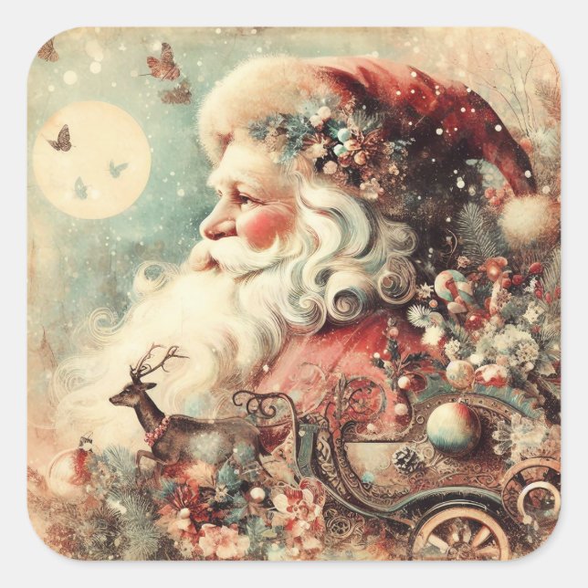 Stickers Père Noël de Noël classique (Devant)