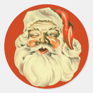 Stickers Père Noël vintages