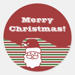 Stickers personnalisables Jolly Santa Claus