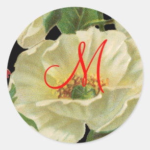 Stickers personnalisables pour le pavot blanc