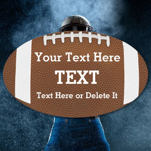 Stickers personnalisées de football Votre TEXTE