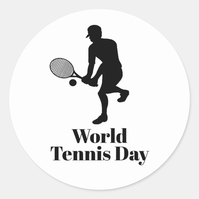 Stickers Personnaliser du joueur de tennis masculi (Devant)