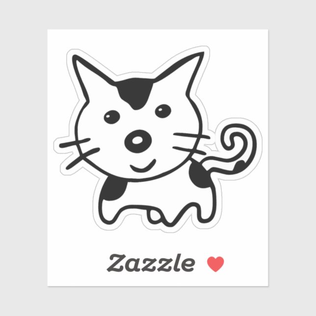 Stickers personnalisés CUT KITTY (Feuille)
