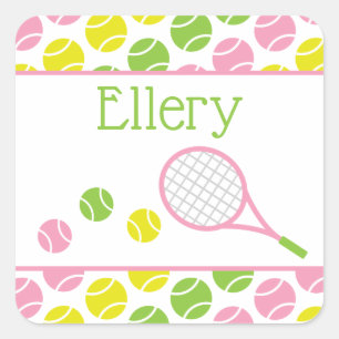 Stickers personnalisés Preppy Tennis