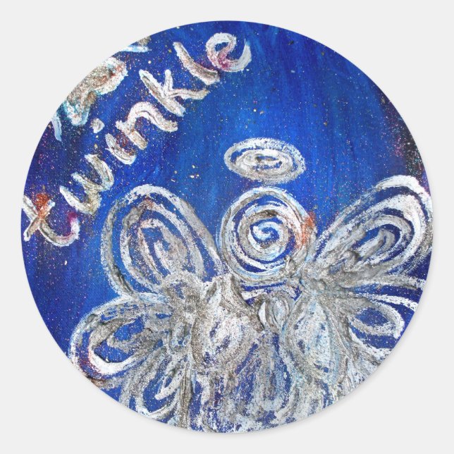 Stickers personnalisés Twinkle Silver Guardian Ang (Devant)