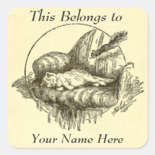 Stickers personnels chats et écureuils