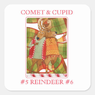 Stickers petit Carré COMET CUPID