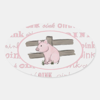 Stickers Petit Piglet Rose