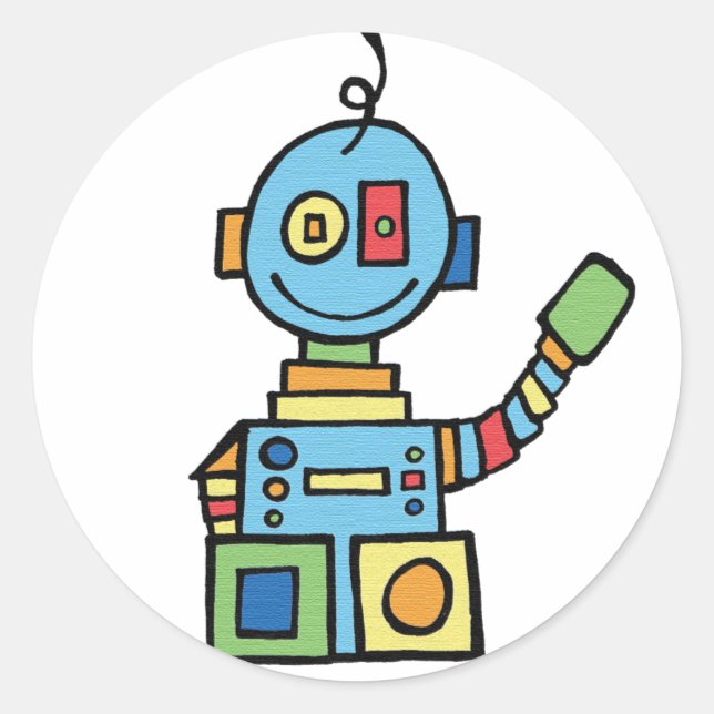 Stickers Petit Robot (Devant)