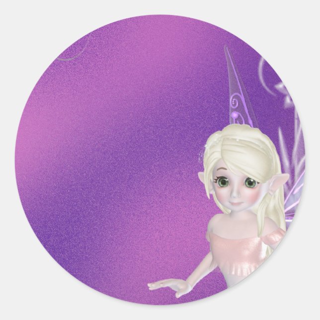 Stickers Petite Fée Fille (Devant)