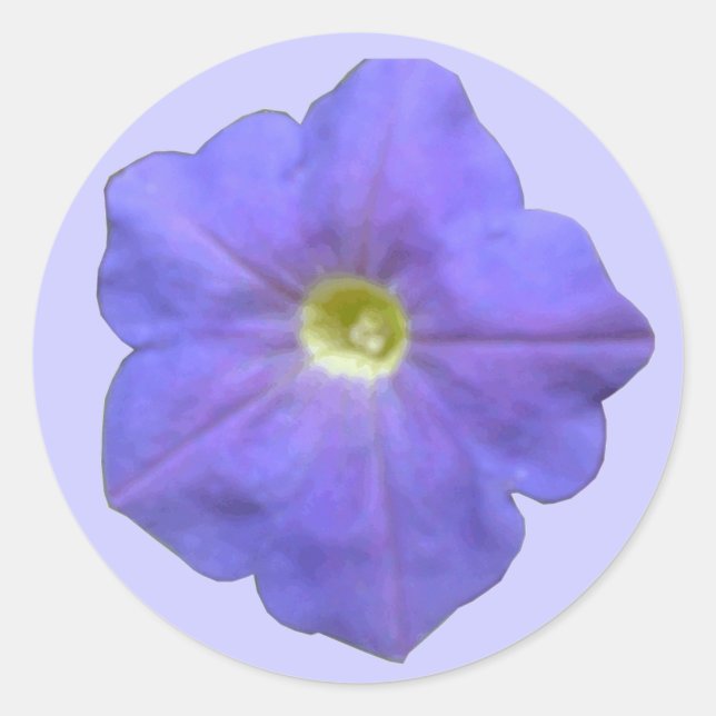 Stickers Petunia bleu (Devant)