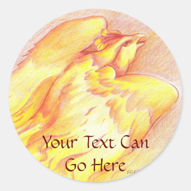 Stickers Phoenix Fiery (Devant)
