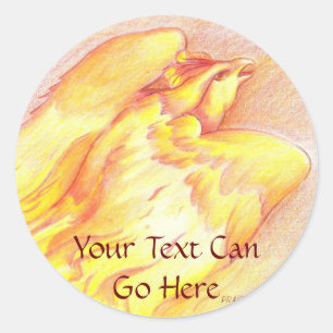 Stickers Phoenix Fiery