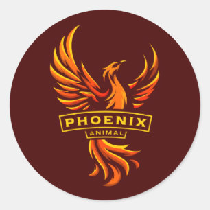 Stickers phonix animal