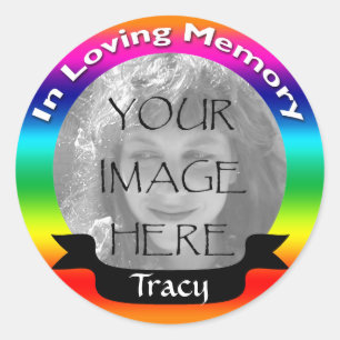Stickers Photo Arc-en-ciel In Love Memory