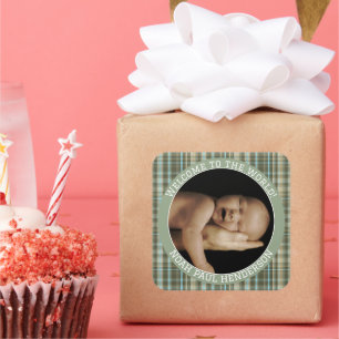 Stickers Photo Enfant Plaid Boy