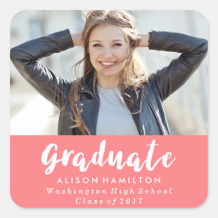 Stickers Photo Moderne Chic Graduation