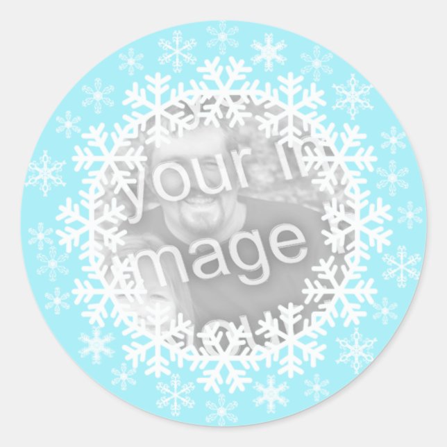 Stickers photo Snowflake (Devant)