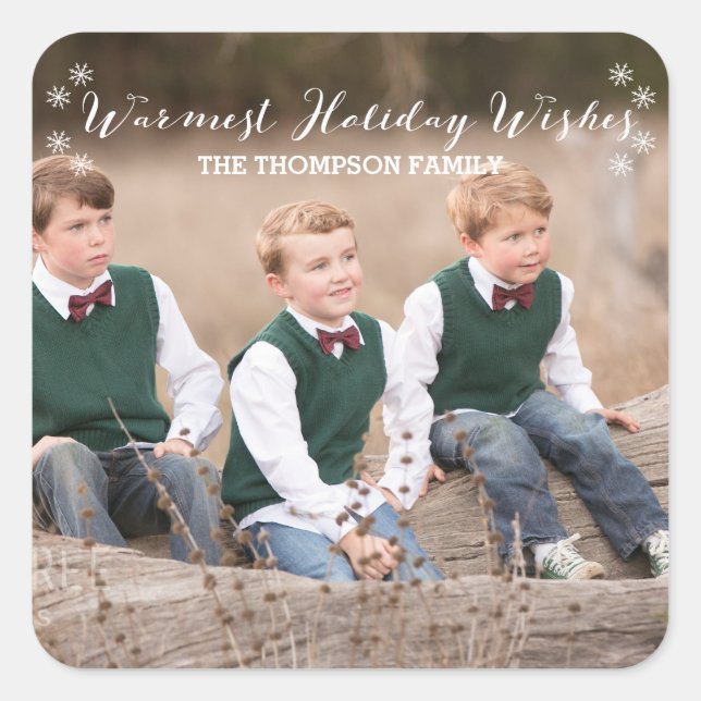 Stickers photo White Warmest Holiday Warmers (Devant)