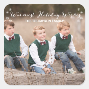 Stickers photo White Warmest Holiday Warmers