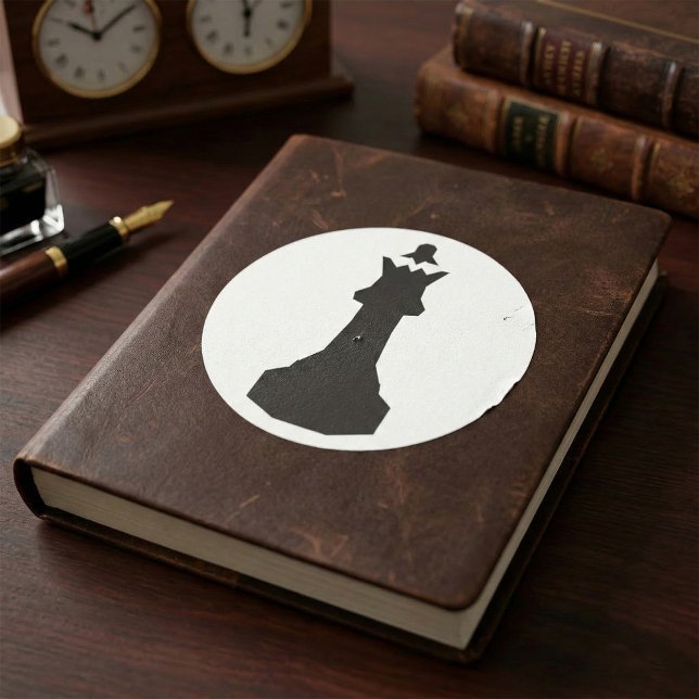 Stickers Piece Black Chess (Créateur téléchargé)