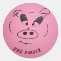 Stickers Pig Parker (Feuilles de 6 ou 20)