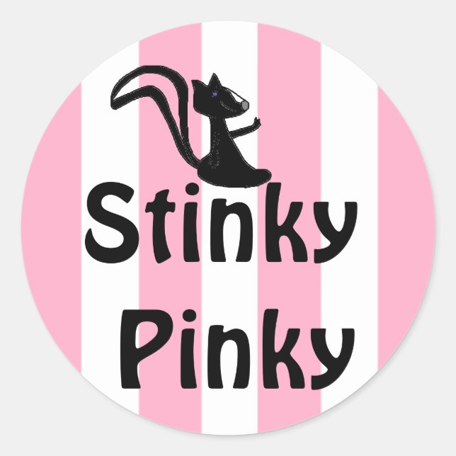 Stickers Pinky puant (Devant)
