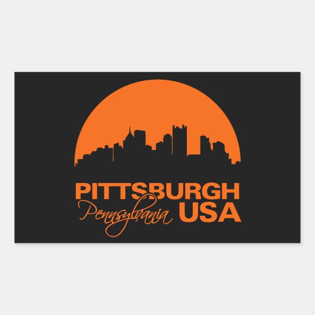 stickers PITTSBURGH - personnalisable (Devant)