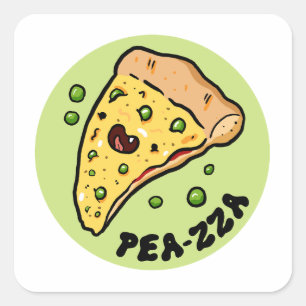 Stickers Pizza Légère Pea-zza
