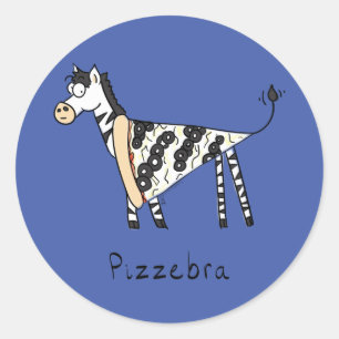 Stickers Pizzebra Pizza Zebra