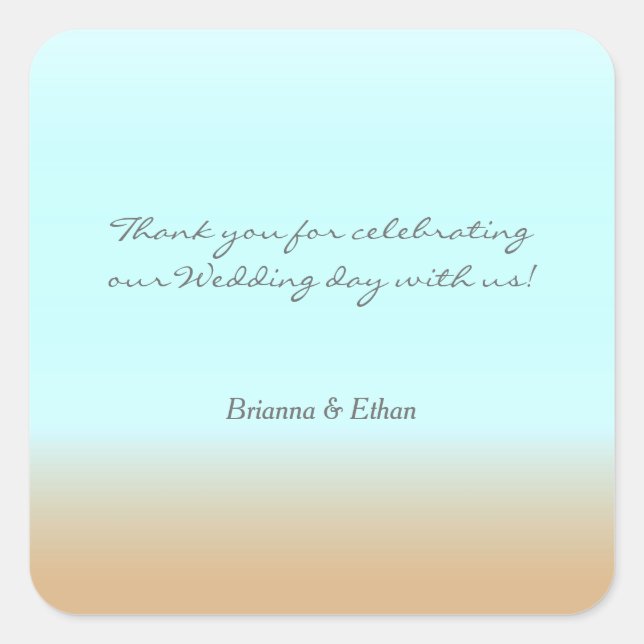 Stickers Plage Ombre élégant Favoriser (Devant)