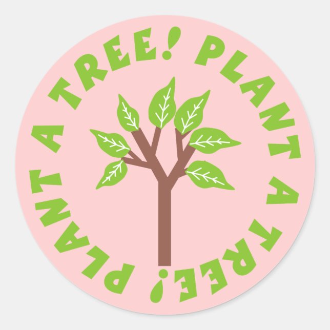 Stickers plante d'arbre (Devant)
