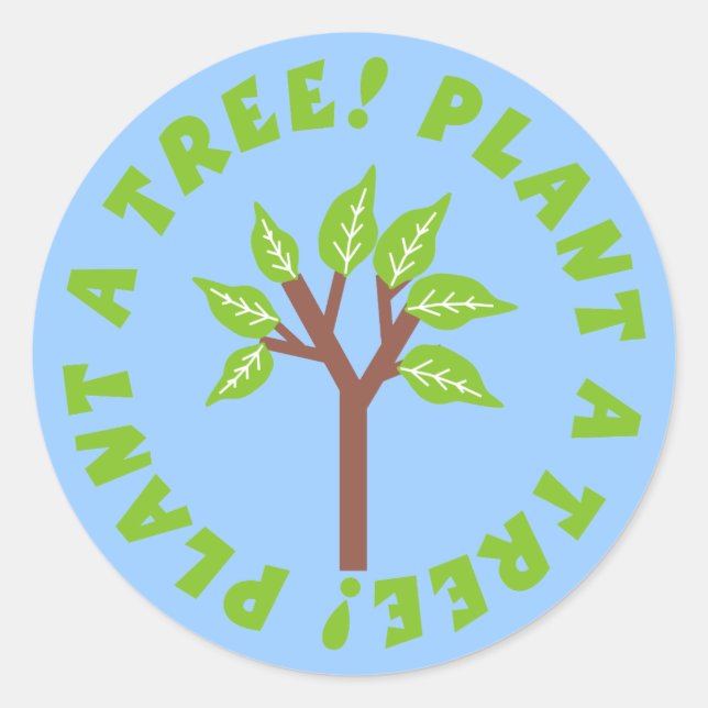 Stickers plante d'arbre (Devant)