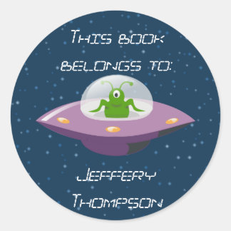 Stickers Plaque Alien