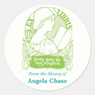 Stickers Plaque Art Nouveau