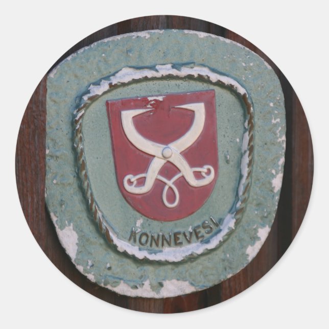 stickers Plaque de porte Konnevesi (Devant)