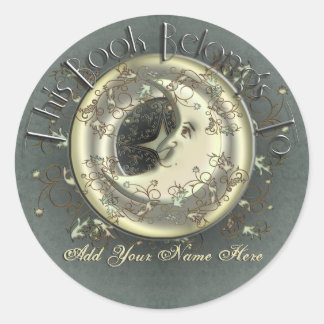 Stickers Plaque Lune Céleste