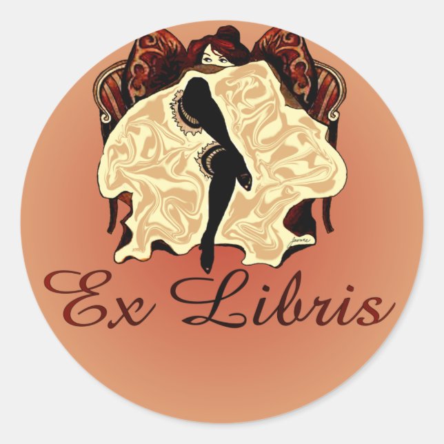 Stickers Plaque ronde Chou Chou (Devant)