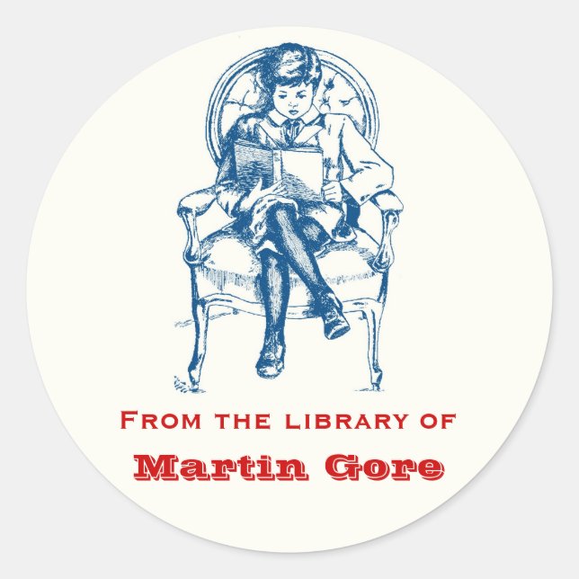 Stickers Plaque Vintage pour garçons (Devant)